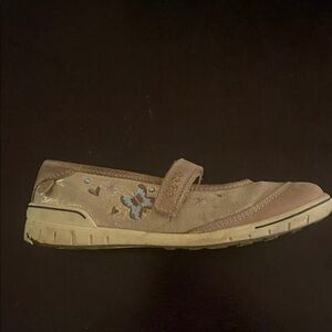 Ecco Kids' Brown and Gold Mary Jane Shoes